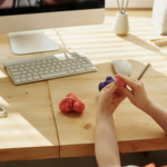 Child with ADHD working on homework with parent support